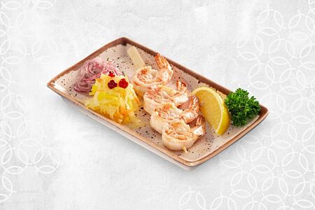 Шашлычок из тигровой креветки