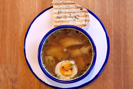 Домашний куриный суп