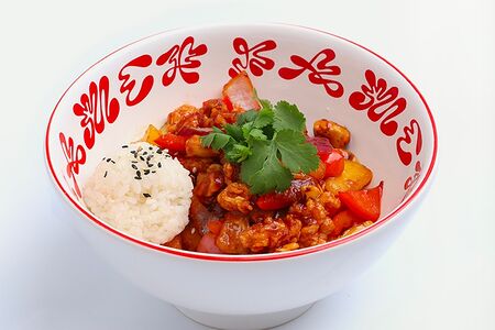 Курица в кисло-сладком соусе 