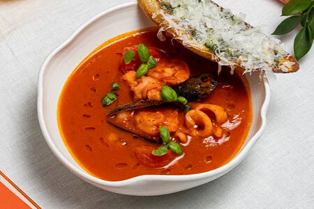 Каччуко с морепродуктами