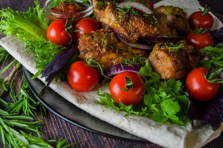 Шашлык из cвинoй шеи