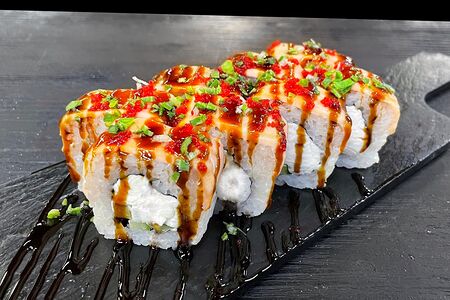 Ролл Филадельфия, запеченная на гриле 