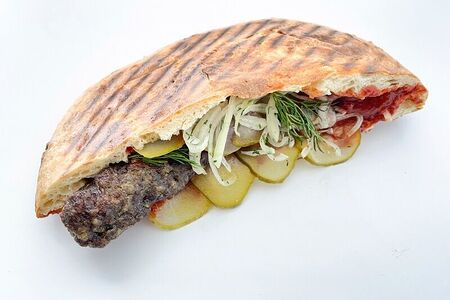 Шашлык в лепёшке