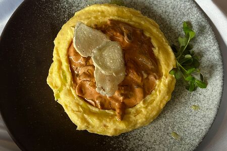 Бефстроганов из оленины