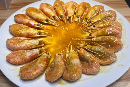 Креветки в соусе карри