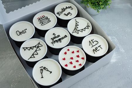 Набор Бенто-торт в стаканах на день рождения