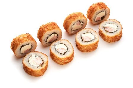 Жареный с креветкой