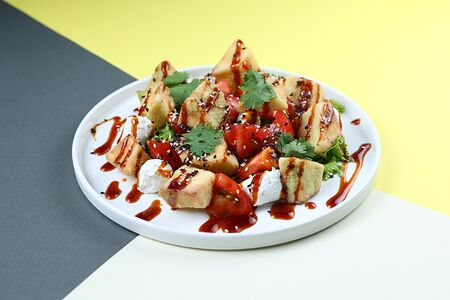 Салат из жареных баклажан