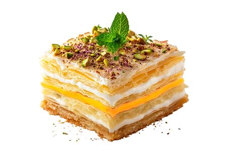 Манговый наполеон веган 