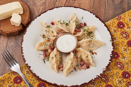 Вареники с печеным картофелем