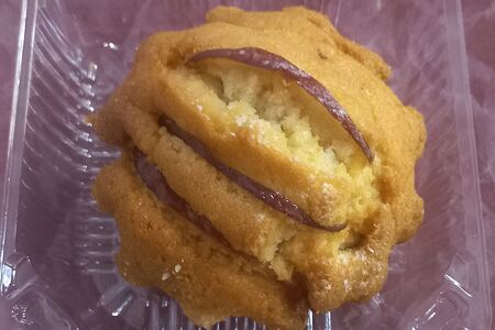 Кекс с яблоком