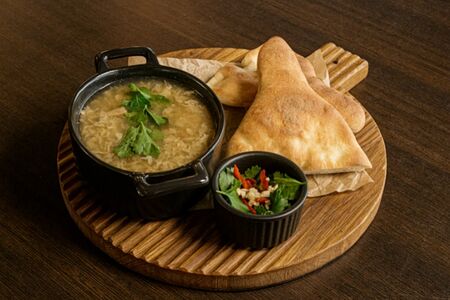 Чихиртма с копченой курицей