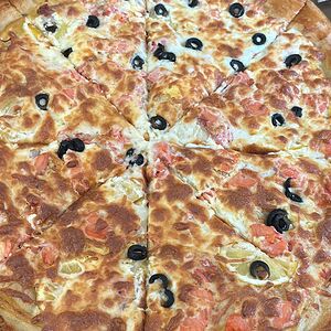 Пицца с сёмгой