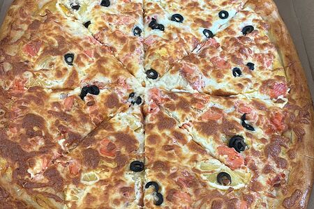 Пицца с сёмгой