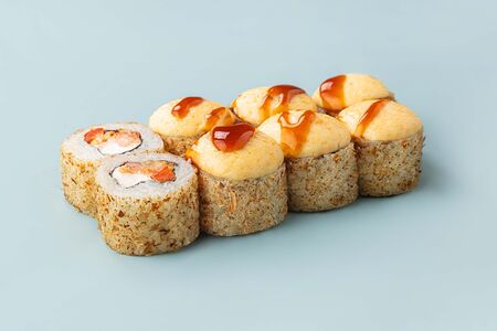 Ролл Запечённый с креветкой