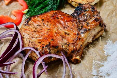 Шашлык из свинины (корейка)