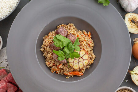 Плов с говядиной