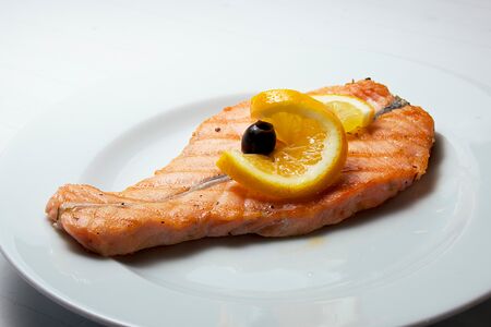 Стейк из лосося Бабочка