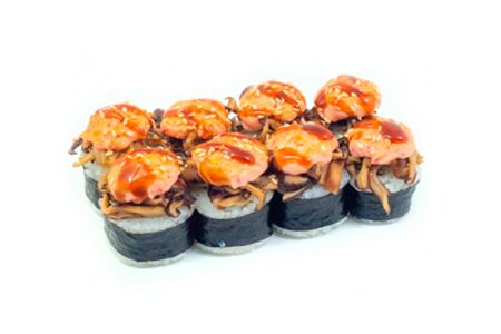 Запеченный с грибами