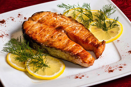 Шашлык из семги