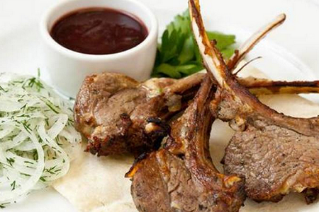 Шашлык из бараньей корейки