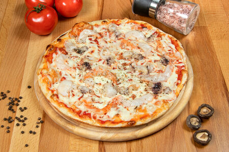 Пицца с морепродуктами