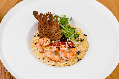 Паста Ризо с креветками