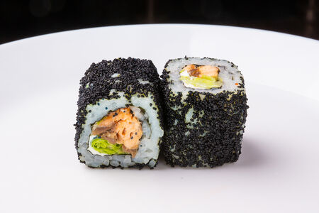 Ролл Цезарь с лососем