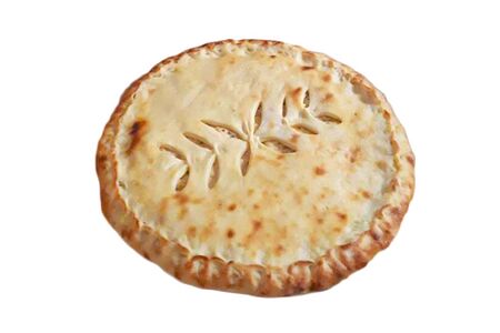 Осетинский пирог курица с грибами