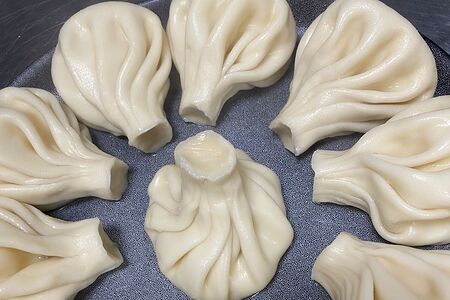 Хинкали с бараниной