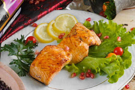 Шашлык из семги