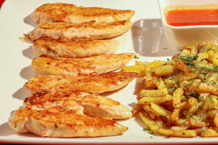 Стейк из куриной грудки