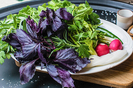 Зелень свежая