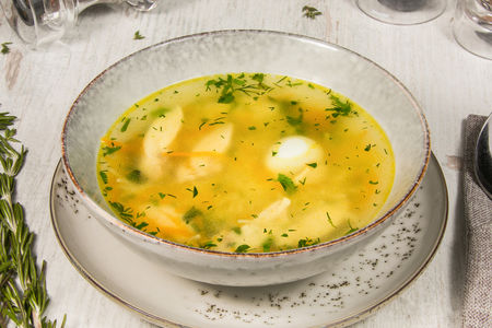 Куриный суп с фрикадельками