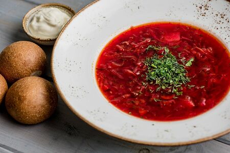 Борщ с говядиной