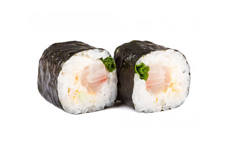 Ролл Острый с окунем и зеленым луком