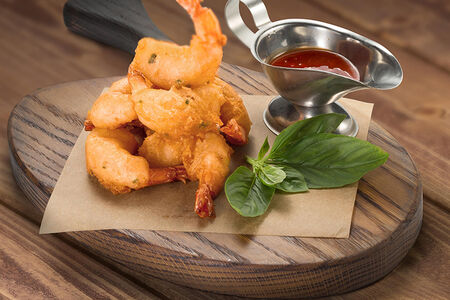 Хрустящие креветки