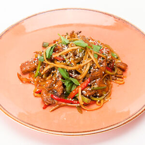 Удон с семгой