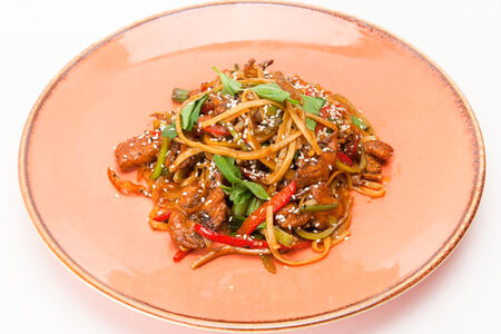 Удон с семгой