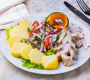 Селедка с картошкой