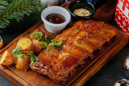 Копченые свиные ребра