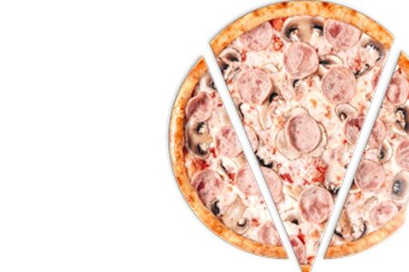 Ветчина и грибы от Miravi Селфи пицца