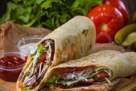 Дёнер в тортилье с говядиной Стандарт