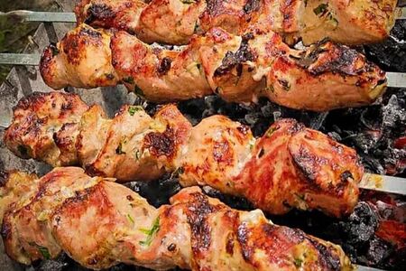 Шашлык из мякоти свинины