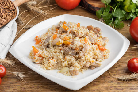 Плов с курицей