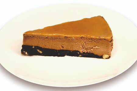 Чизкейк шоколадно-карамельный