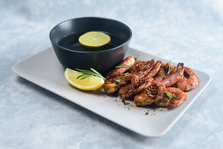 Креветки жареные