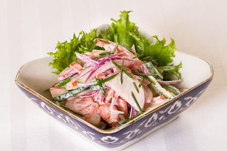 Овощной салат с сузьмой