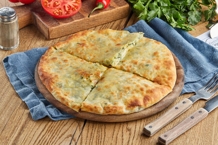 Пирог Осетинский с сыром и шпинатом