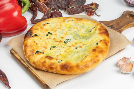 Хачапури со шпинатом и сыром